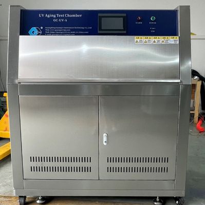 Buy Programmable Fluorescence UV Accelerated Weathering Machine High Pressure Aging Test Chamber online manufacture