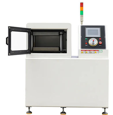 Buy 30 Ton Pressure Capacity Plate Rubber Testing Machine With Platen Hardness Of 50-60HRC online manufacture