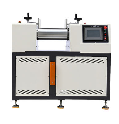 Buy Two Roll Mill with SUS304 Stainless Steel Hopper Adjustable Roller Spacing and High Speed Mixer for Rubber Mixing online manufacture