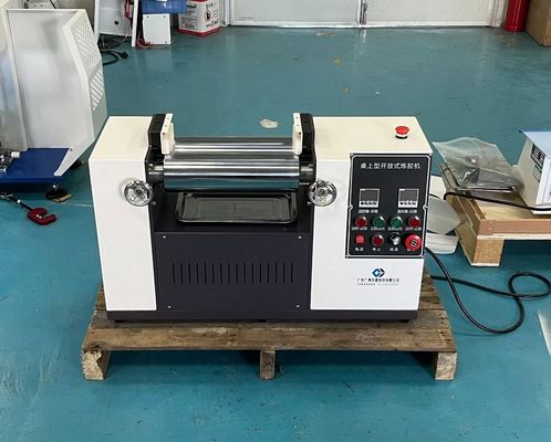 Buy Compact 750×380×600mm Open Mill Rubber Mix Machine with 300sets/Month Capacity and Adjustable Roller Spacing online manufacture