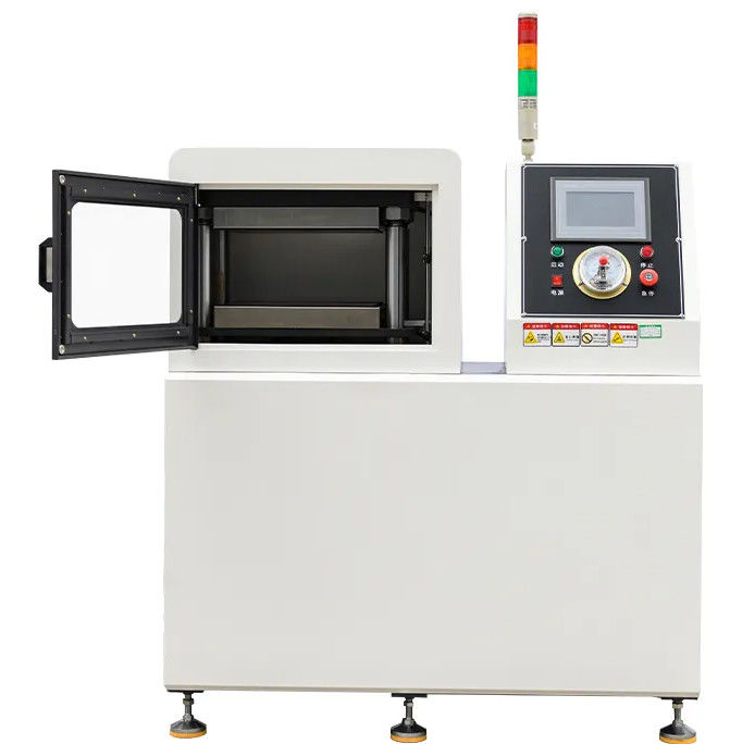 30 Ton Pressure Capacity Plate Rubber Testing Machine With Platen ...