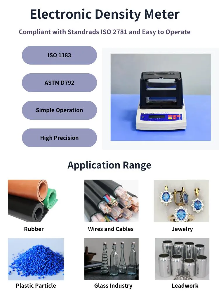 Industrial Solids Density Testing Machine Meter For New Material Research Lab 0