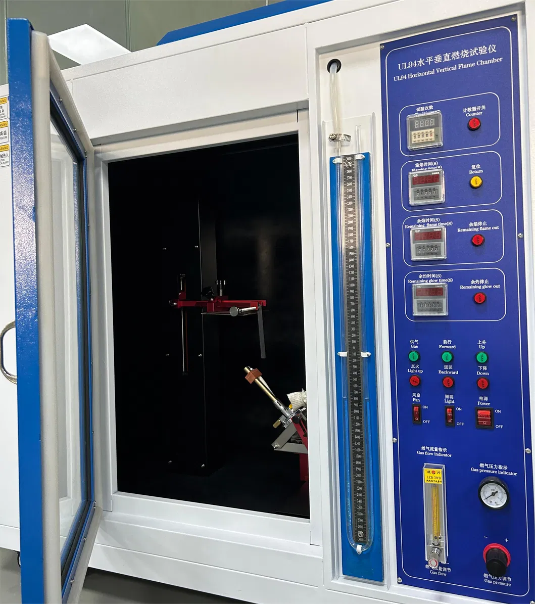 Laboratory UL94 Flame Test Apparatus Combustion Chamber Tester For Plastic 2