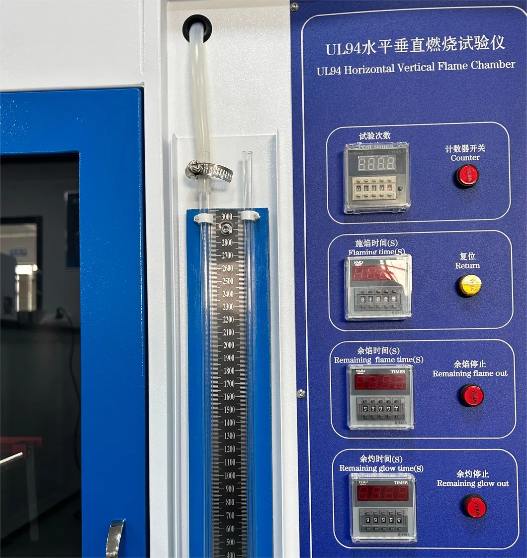 Laboratory UL94 Flame Test Apparatus Combustion Chamber Tester For Plastic 3