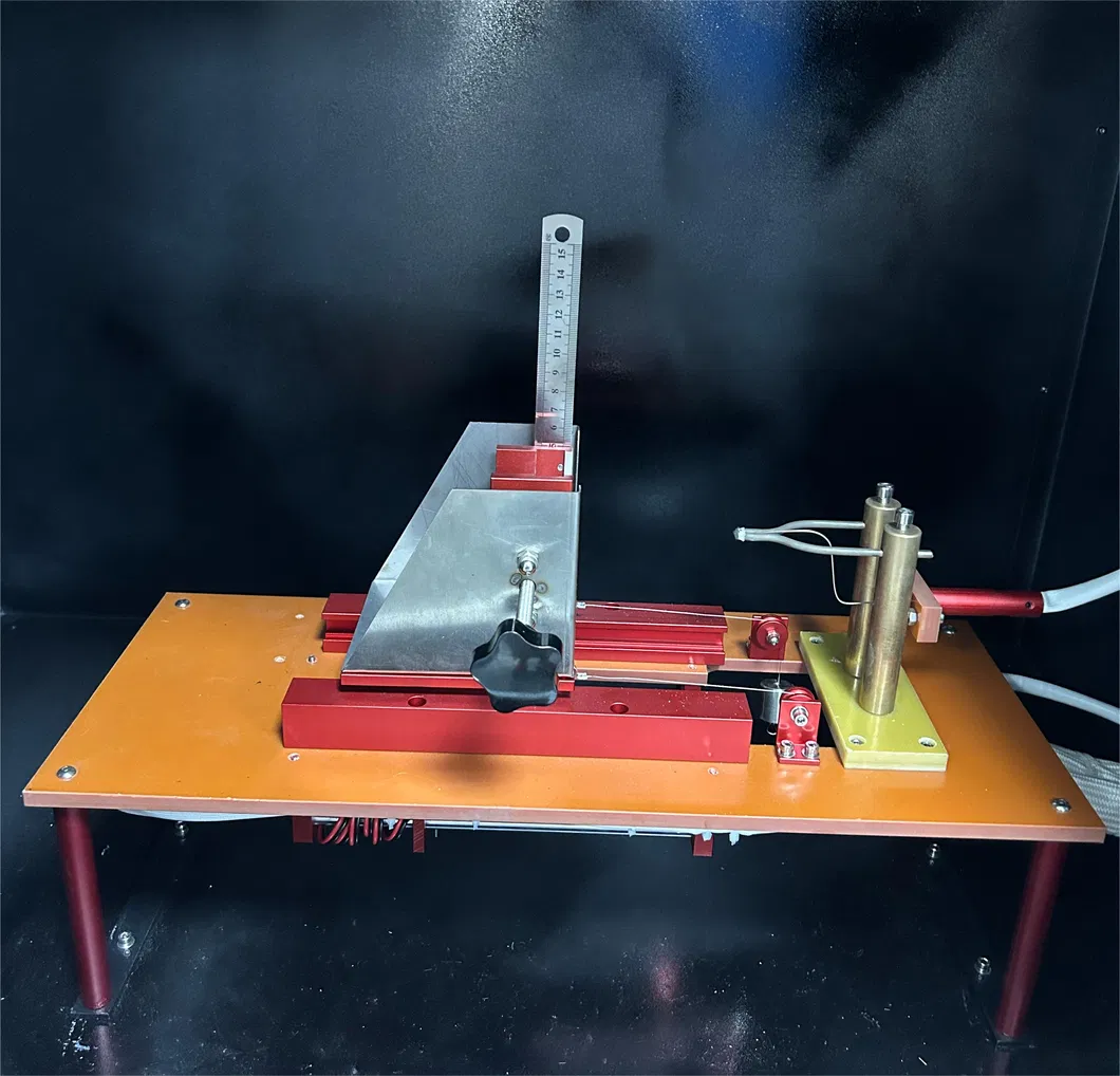 Keystroke Rubber Test Chamber Glow Wire Combusting Vertical Flammability Tester 1