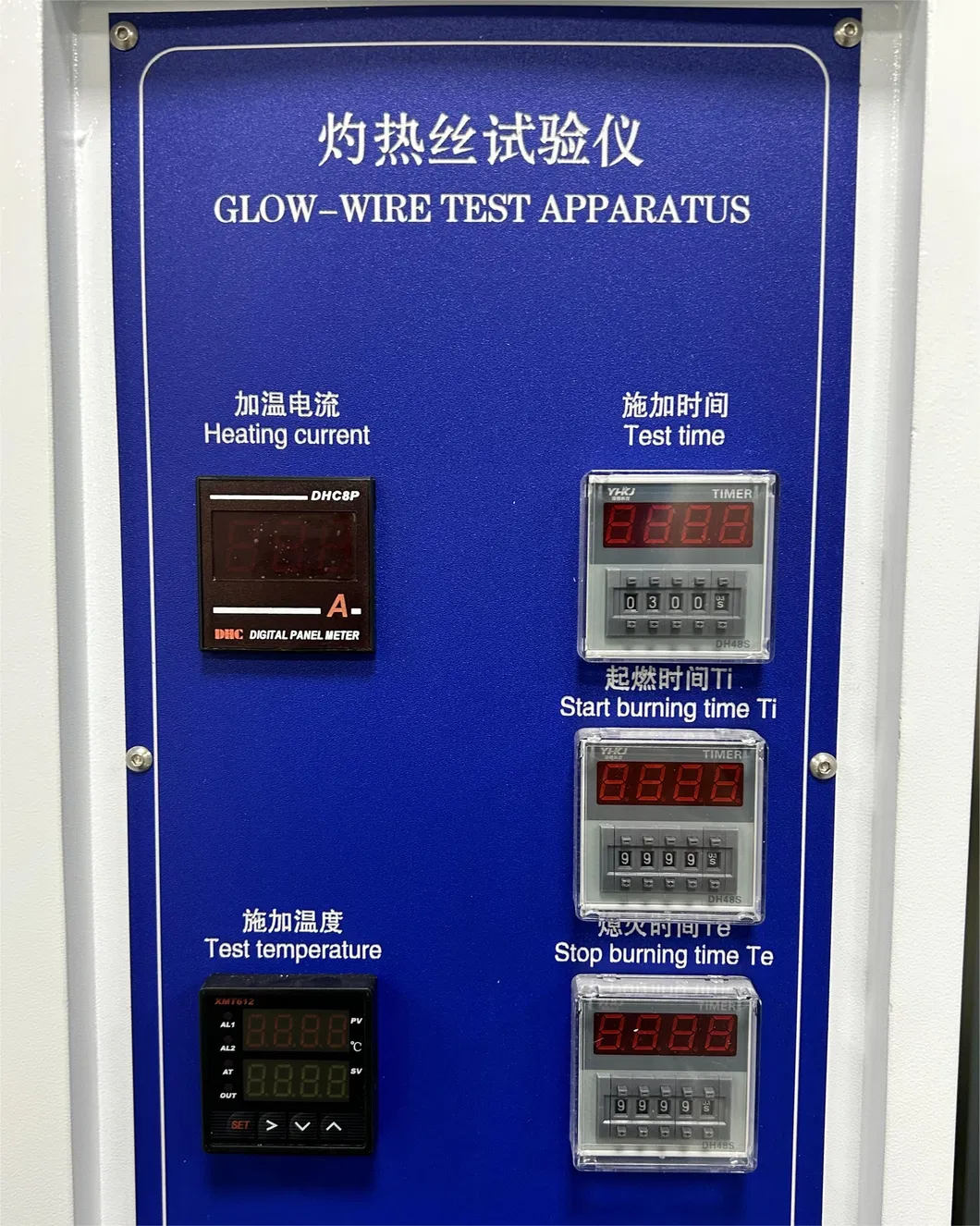 Keystroke Rubber Test Chamber Glow Wire Combusting Vertical Flammability Tester 2