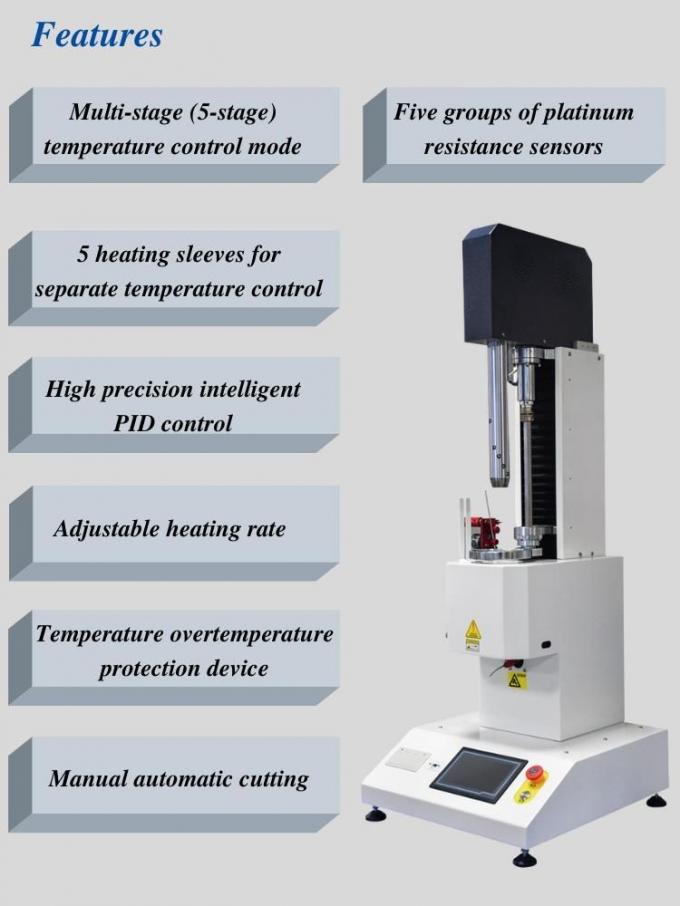 Mrf Test Machine Mfr Mvr Touch Screen Rubber Testing Equipment Melt Flow Meter Rate Tester