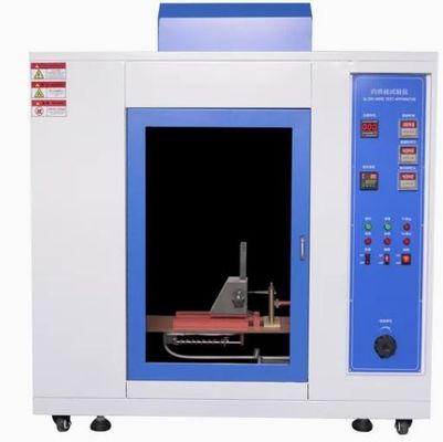 Keystroke Rubber Test Chamber Glow Wire Combusting Vertical Flammability Tester
