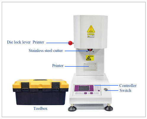 PP Polypropylene Plastic Testing Equipment Melt Flow Index Tester Instruments For Polymer Testing